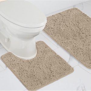 Set of 2 Chenille Bath Rug