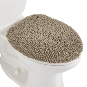 Chenille Toilet Lid Cover
