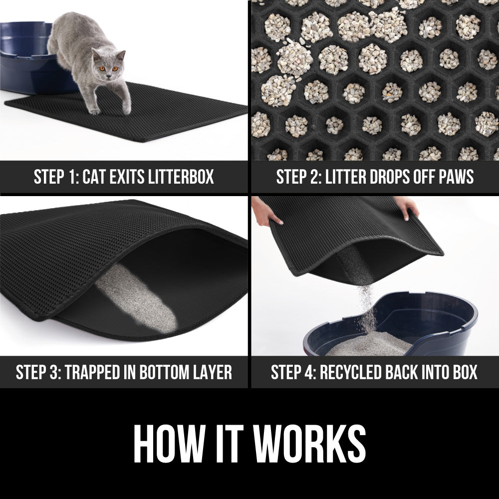 Honeycomb Cat Litter Mat - Image 17