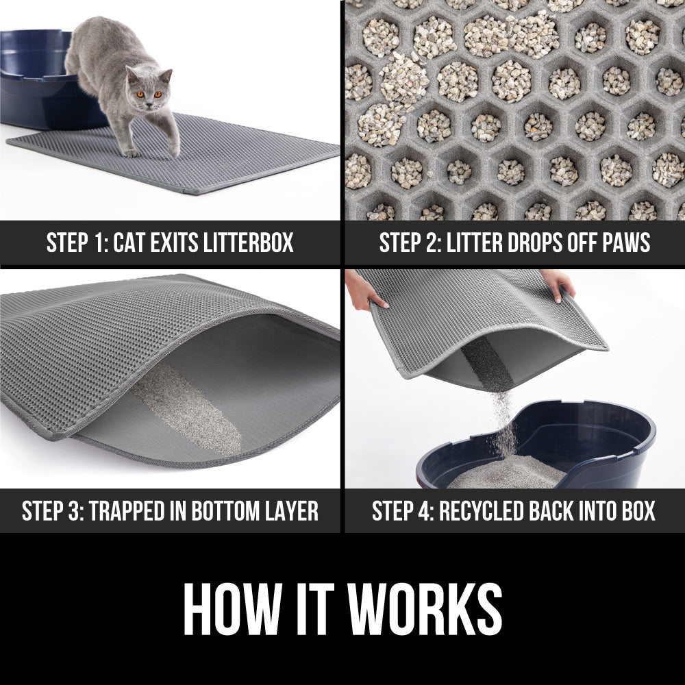 Honeycomb Cat Litter Mat - Image 9
