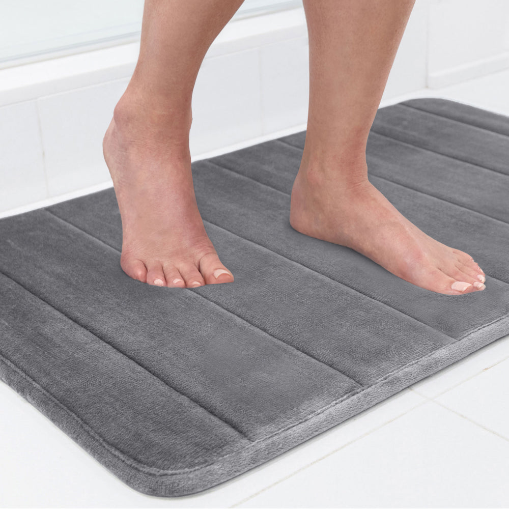 Striped Bath Rug Memory